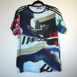 RARE adidas Originals Shoe Chaos Tshirt